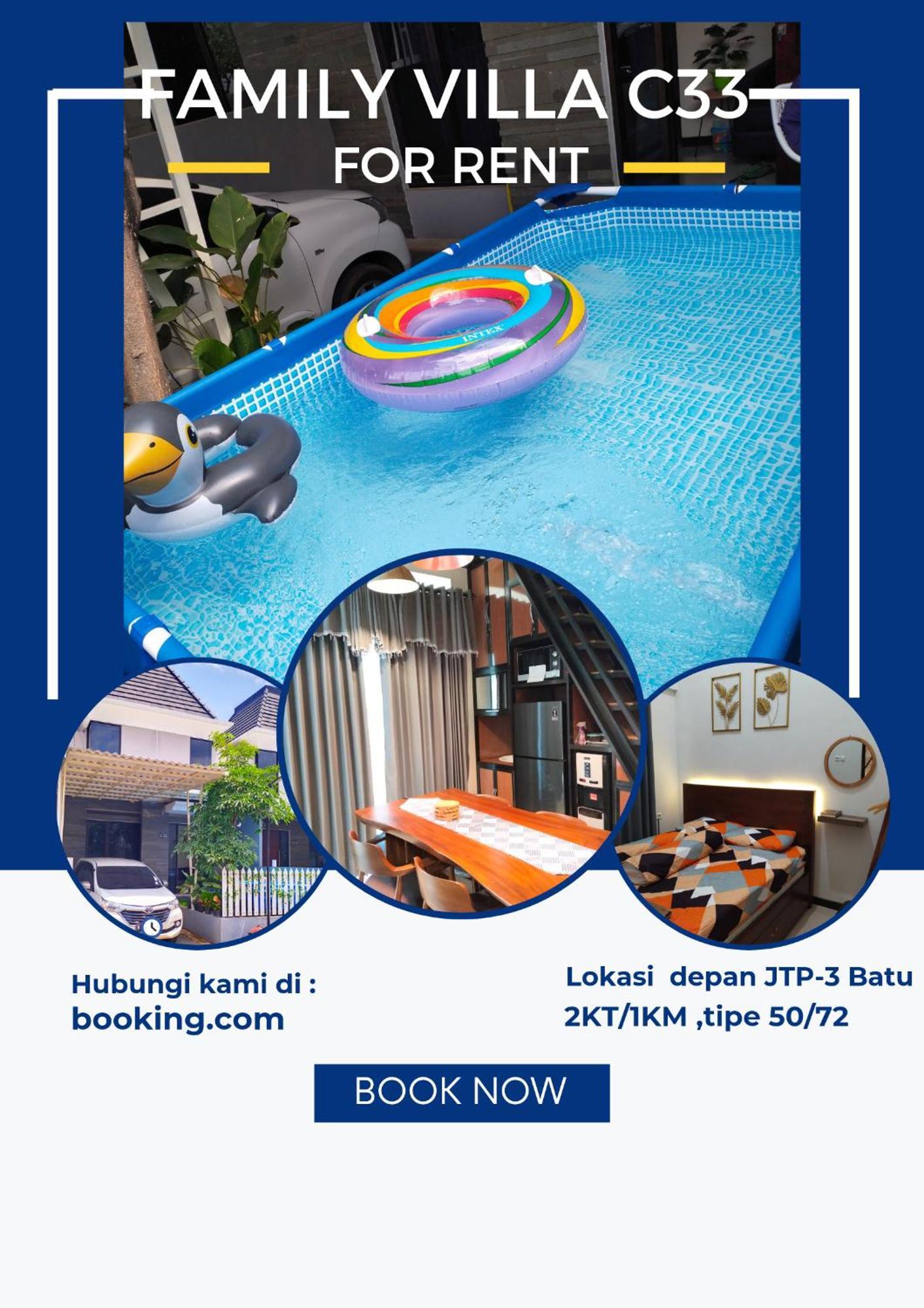 Family Villa Syariah C-33 With Minipool Batu  Extérieur photo